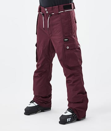 Dope Iconic Ski Pants Men Burgundy