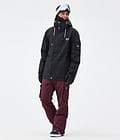 Dope Iconic Pantaloni Snowboard Uomo Burgundy
