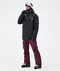 Dope Iconic Pantalon de Ski Homme Burgundy, Image 2 sur 7