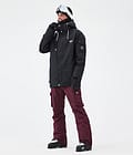 Dope Iconic Pantalon de Ski Homme Burgundy, Image 2 sur 7