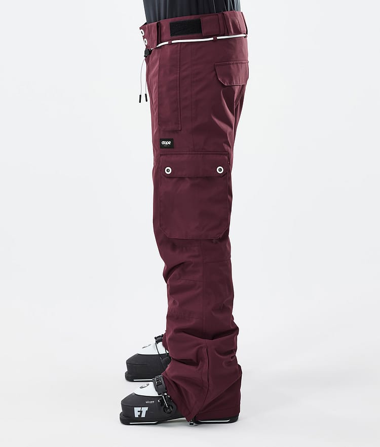 Dope Iconic Pantalon de Ski Homme Burgundy, Image 3 sur 7