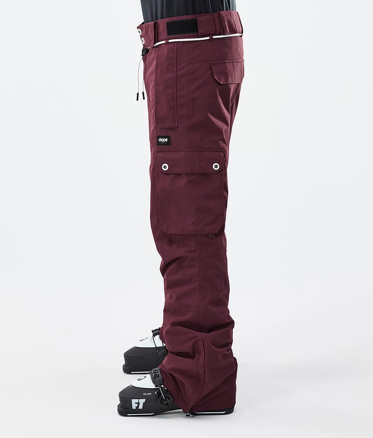 Dope Iconic Ski Pants Men Burgundy