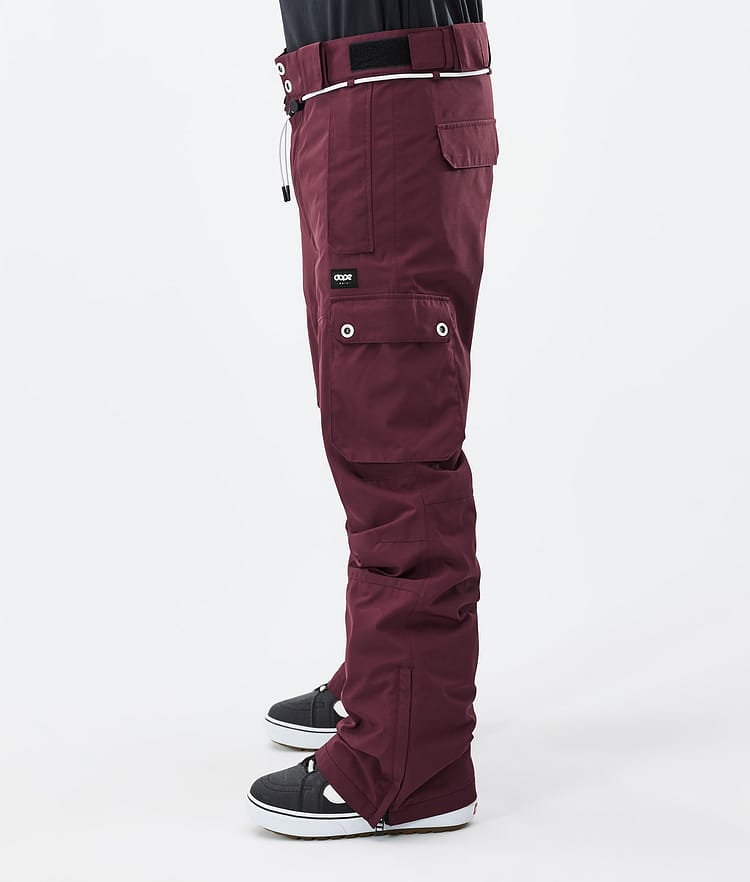 Dope Iconic Spodnie Snowboardowe Mężczyźni Burgundy, Zdjęcie 3 z 7