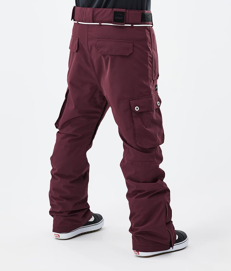 Dope Iconic Spodnie Snowboardowe Mężczyźni Burgundy, Zdjęcie 4 z 7