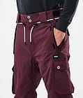 Dope Iconic Pantalon de Snowboard Homme Burgundy, Image 5 sur 7