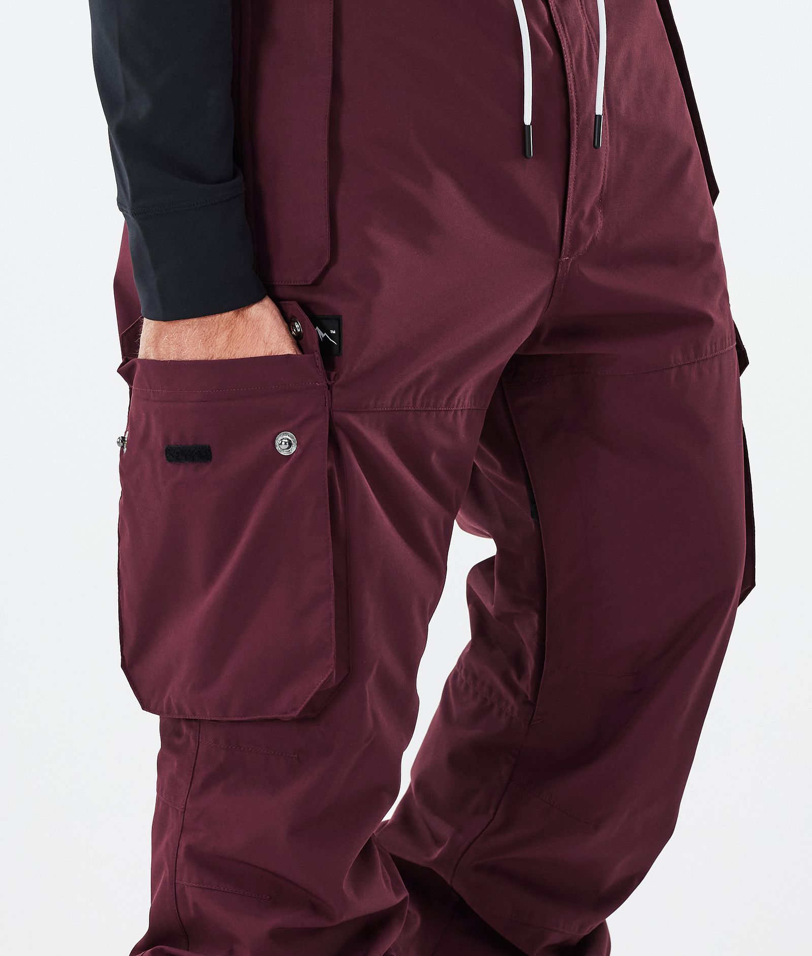 Dope Iconic Kalhoty na Snowboard Pánské Burgundy