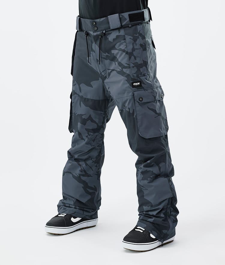 Dope Iconic Snowboard Broek Heren Metal Blue Camo, Afbeelding 1 van 7