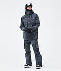 Dope Iconic Spodnie Snowboardowe Mężczyźni Metal Blue Camo, Zdjęcie 2 z 7