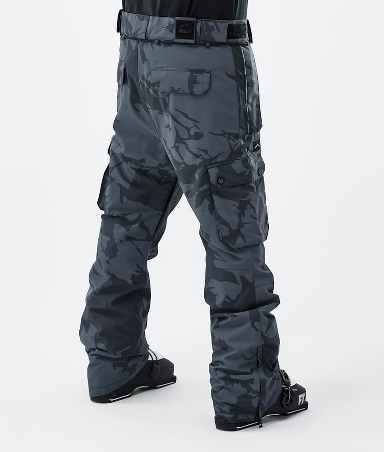 Dope Iconic Ski Pants Men Metal Blue Camo