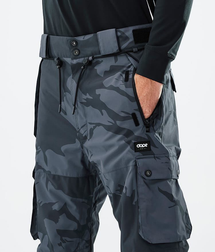 Dope Iconic Pantalon de Ski Homme Metal Blue Camo