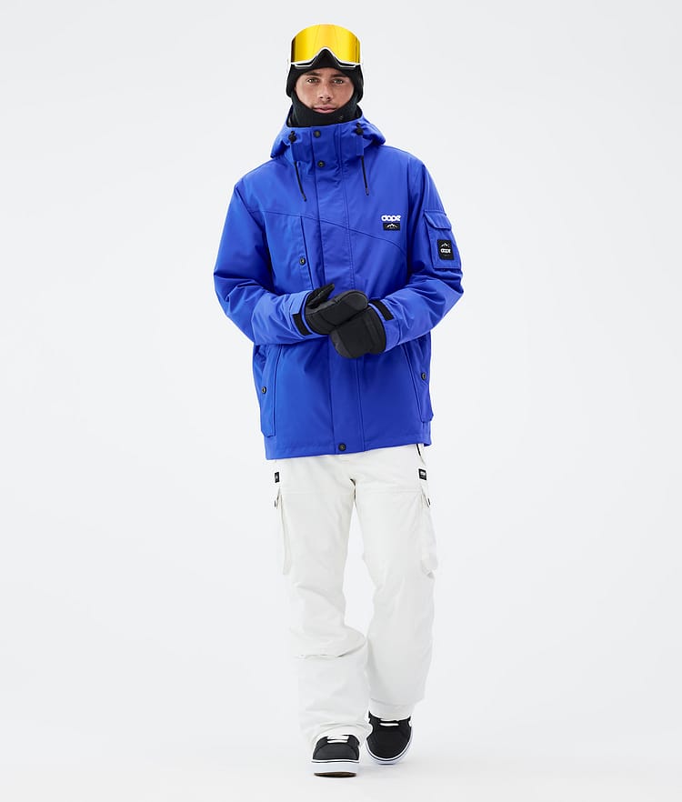 Dope Iconic Spodnie Snowboardowe Mężczyźni Old White