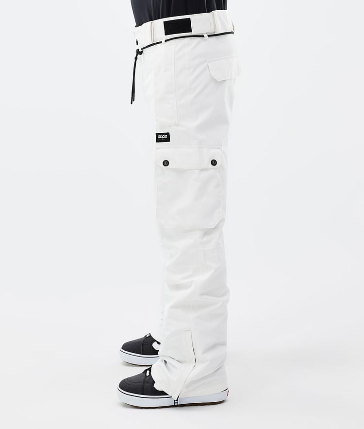 Dope Iconic Spodnie Snowboardowe Mężczyźni Old White