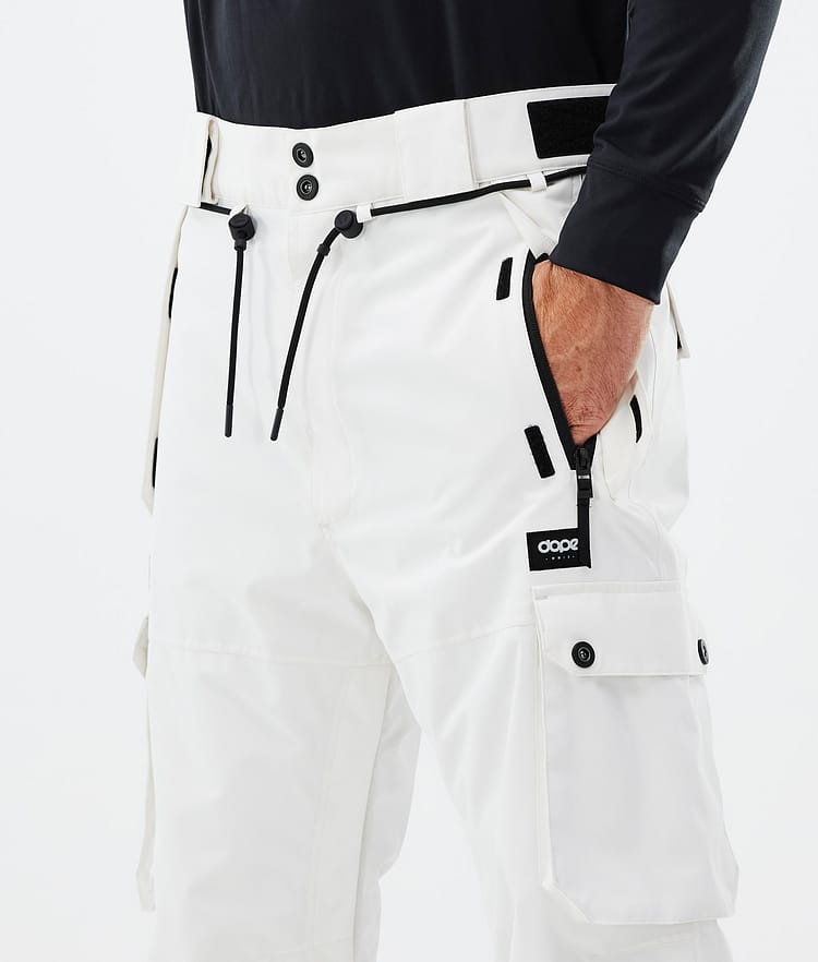 Dope Iconic Ski Pants Men Old White