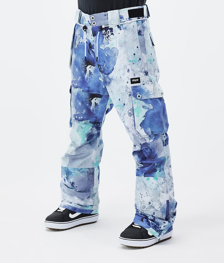 Dope Iconic Snowboard Pants Men Spray Blue Green, Image 1 of 7