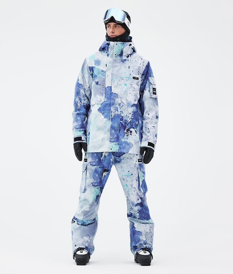 Dope Iconic Ski Pants Men Spray Blue Green, Image 2 of 7