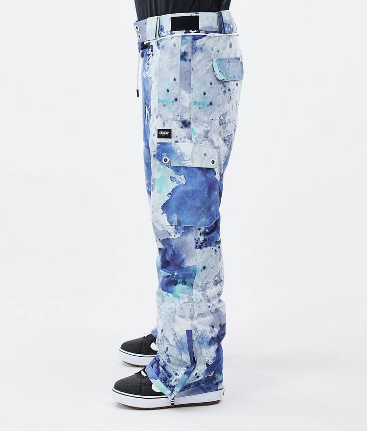 Dope Iconic Snowboard Pants Men Spray Blue Green, Image 3 of 7