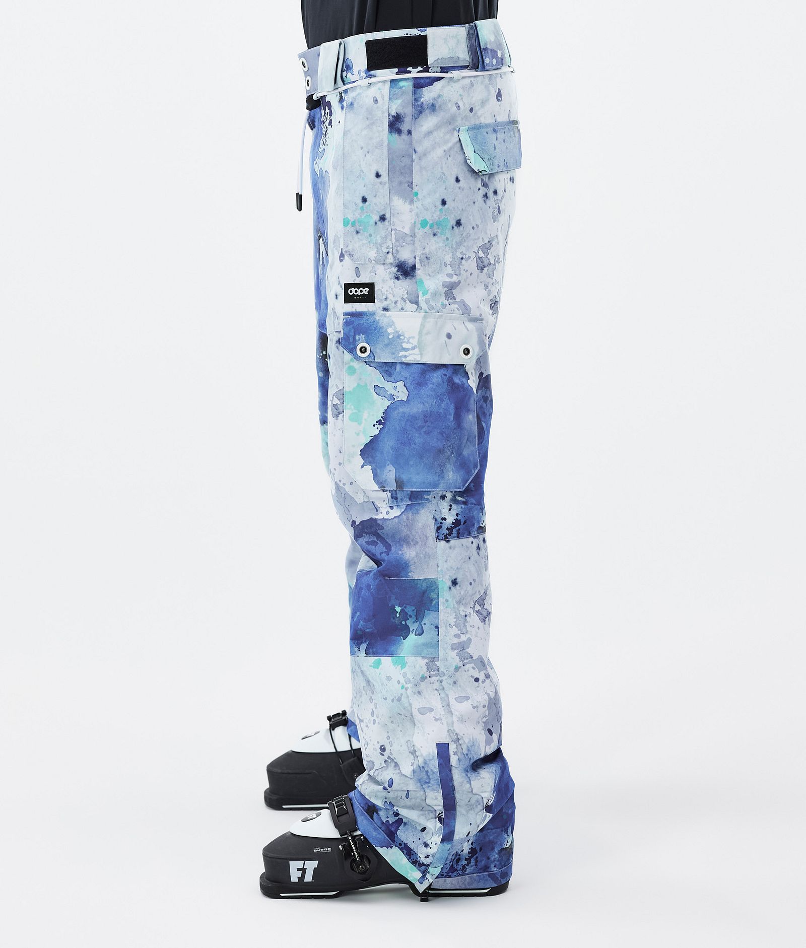 Dope Iconic Pantalon de Ski Homme Spray Blue Green, Image 3 sur 7