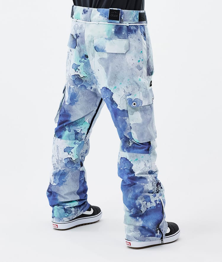 Dope Iconic Snowboard Pants Men Spray Blue Green, Image 4 of 7