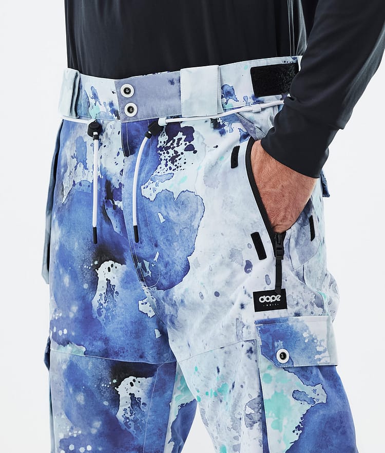 Dope Iconic Ski Pants Men Spray Blue Green, Image 5 of 7