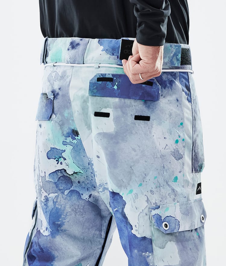 Dope Iconic Ski Pants Men Spray Blue Green, Image 7 of 7