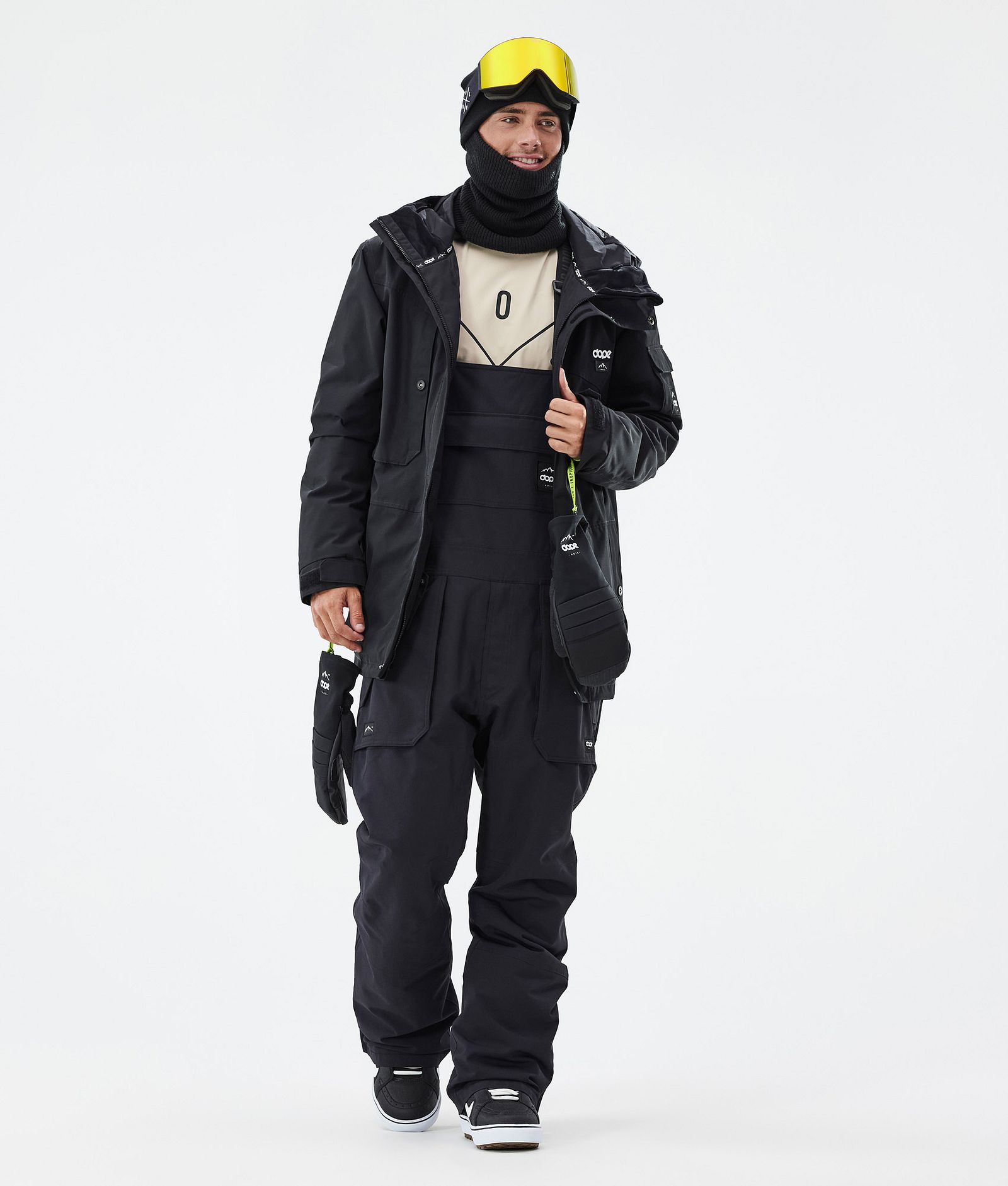 Dope Notorious B.I.B Kalhoty na Snowboard Pánské Black