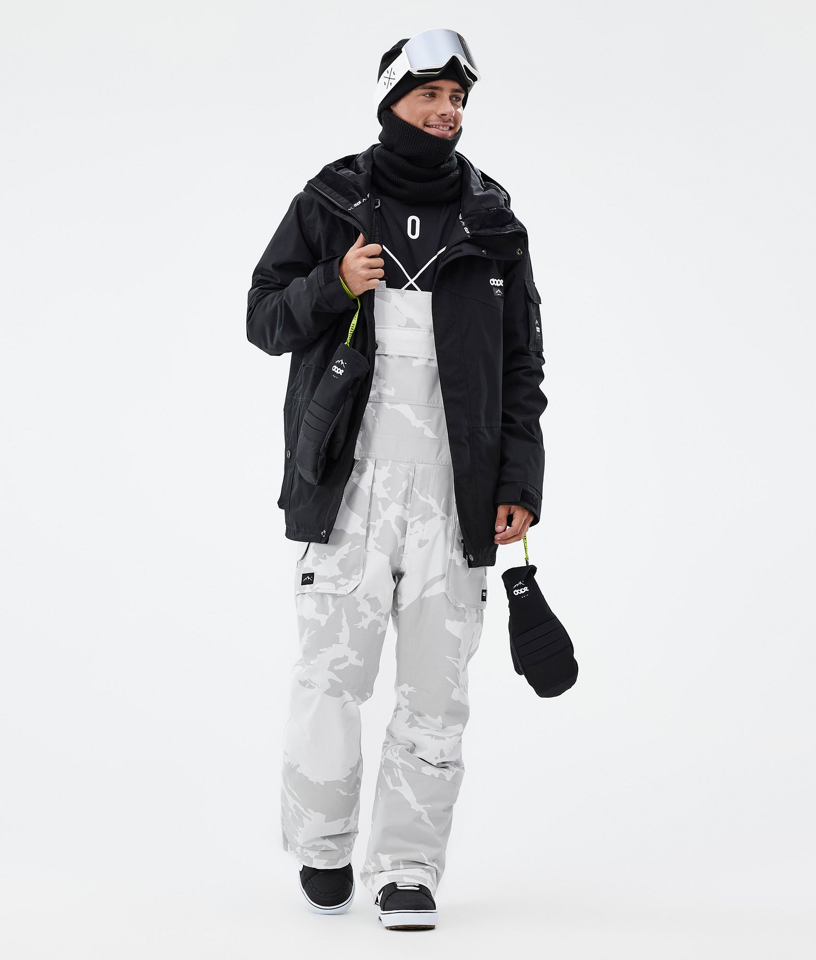 Dope Notorious B.I.B Kalhoty na Snowboard Pánské Grey Camo