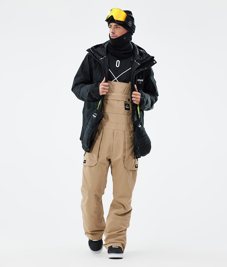 Dope Notorious B.I.B Spodnie Snowboardowe Mężczyźni Khaki