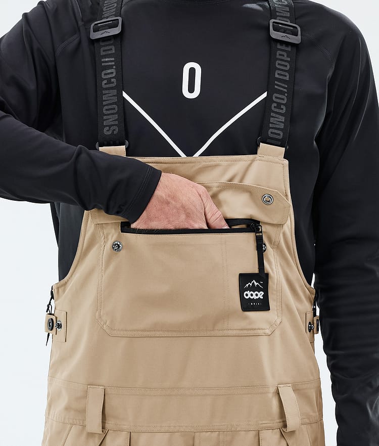 Dope Notorious B.I.B Ski Pants Men Khaki, Image 6 of 7