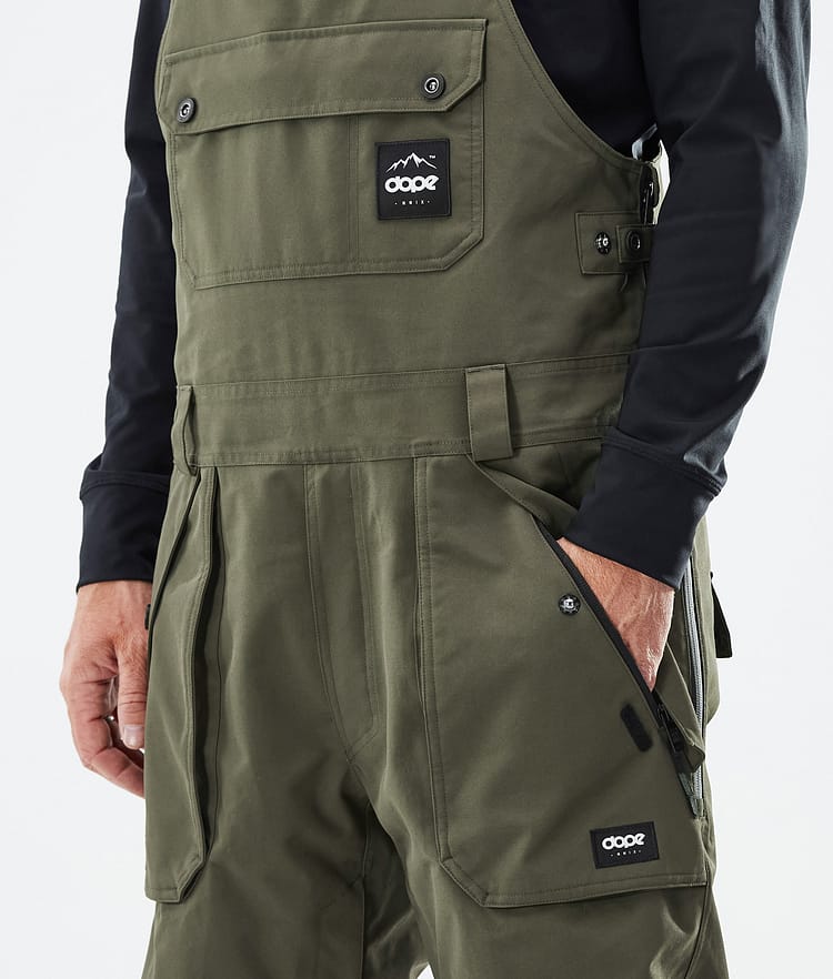 Dope Notorious B.I.B Spodnie Snowboardowe Mężczyźni Olive Green