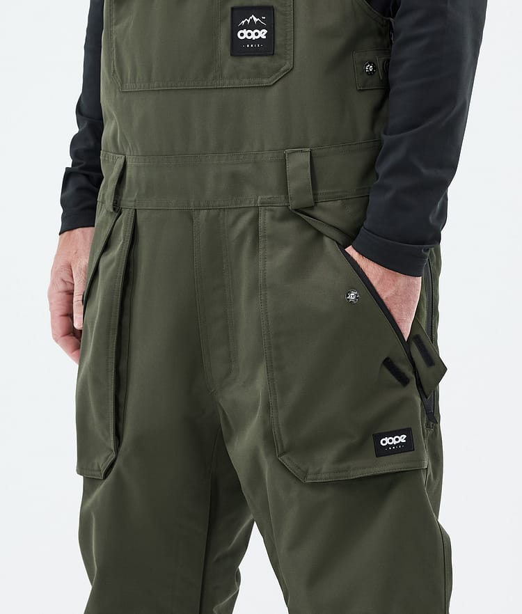 Dope Notorious B.I.B Pantaloni Snowboard Uomo Olive Green Renewed, Immagine 5 di 7