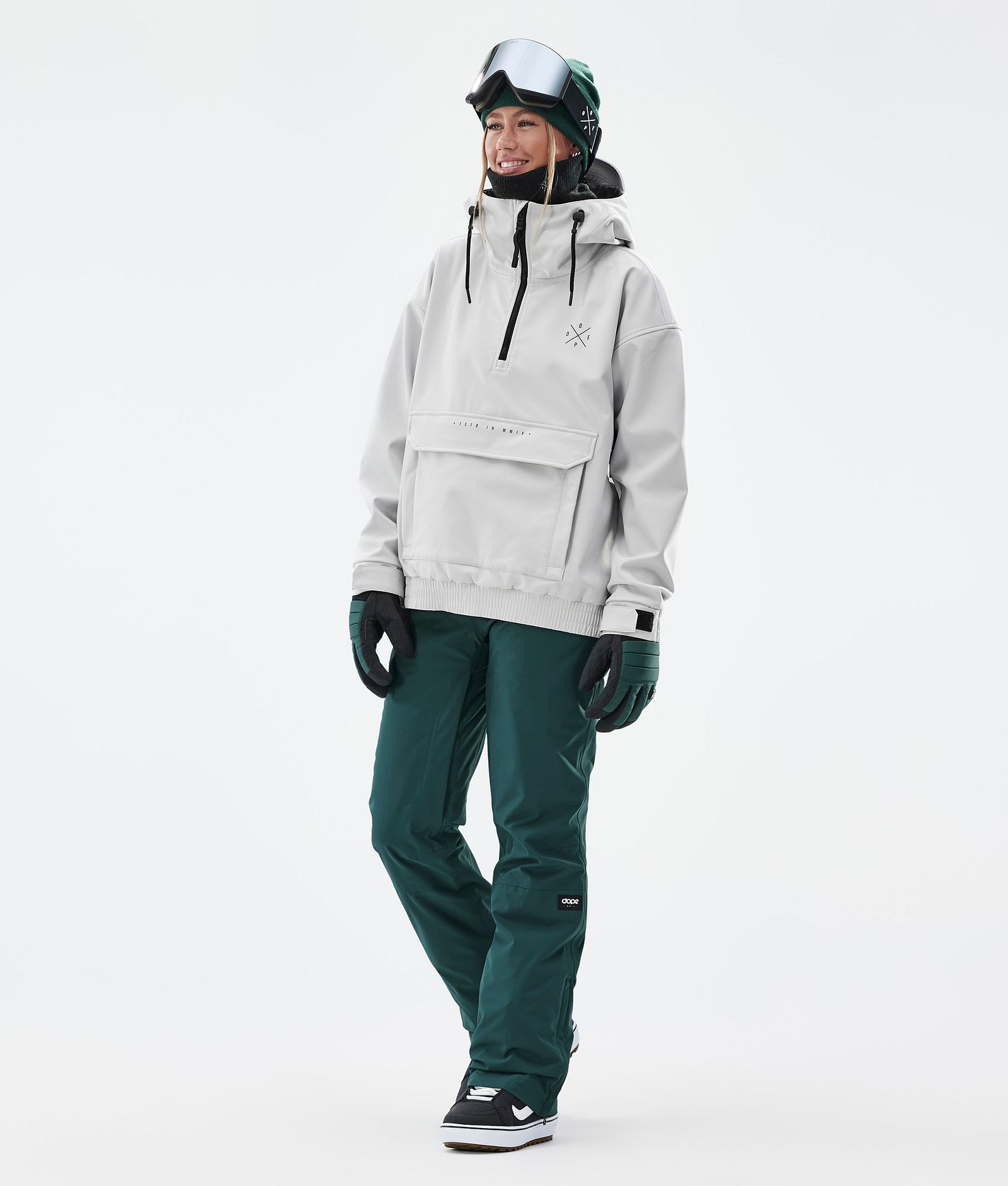 Dope Con W Pantalon de Snowboard Femme Bottle Green Renewed, Image 2 sur 6