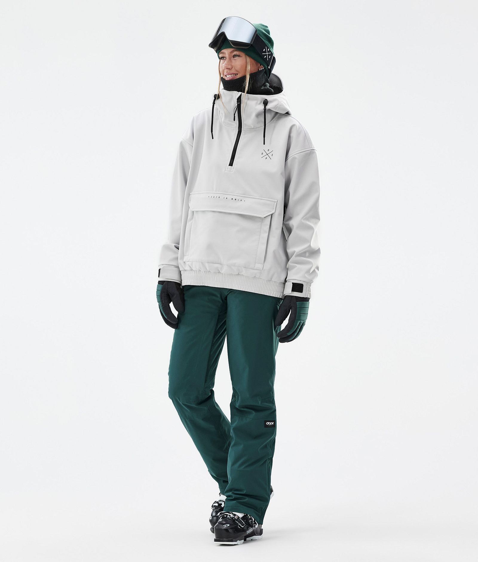 Dope Con W Pantalon de Ski Femme Bottle Green, Image 2 sur 6