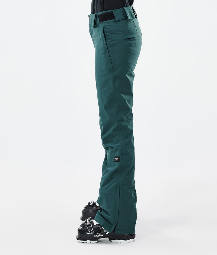 Dope Con W Pantalon de Ski Femme Bottle Green, Image 3 sur 6