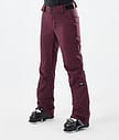 Dope Con W Ski Pants Women Burgundy