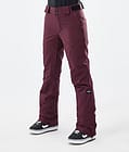 Dope Con W Pantaloni Snowboard Donna Burgundy, Immagine 1 di 6