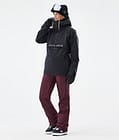 Dope Con W Pantalon de Snowboard Femme Burgundy, Image 2 sur 6