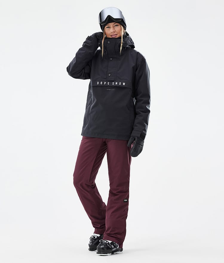 Dope Con W Ski Pants Women Burgundy