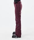 Dope Con W Pantalon de Ski Femme Burgundy, Image 3 sur 6