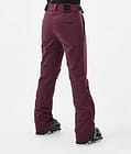 Dope Con W Pantalon de Ski Femme Burgundy, Image 4 sur 6