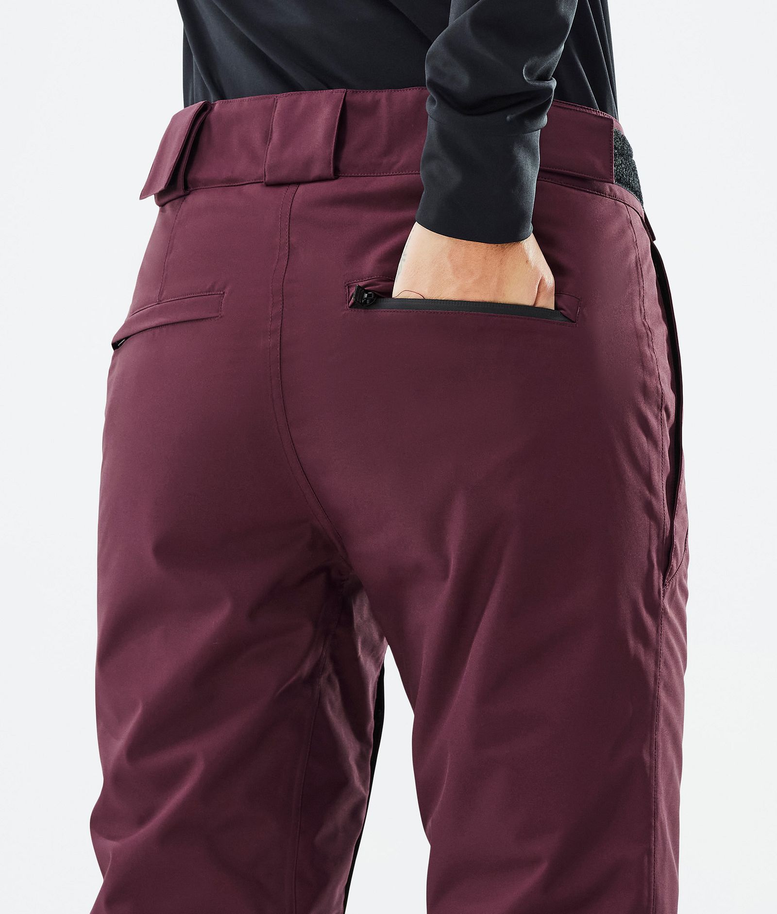 Dope Con W Pantalon de Snowboard Femme Burgundy, Image 6 sur 6