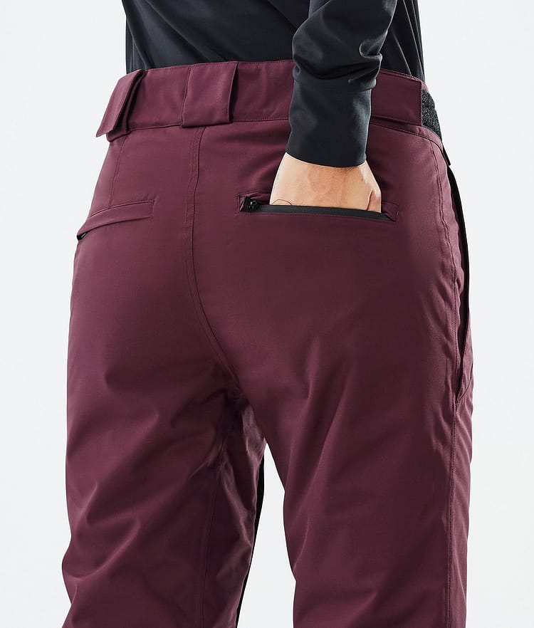 Dope Con W Skibroek Dames Burgundy, Image 6 of 6