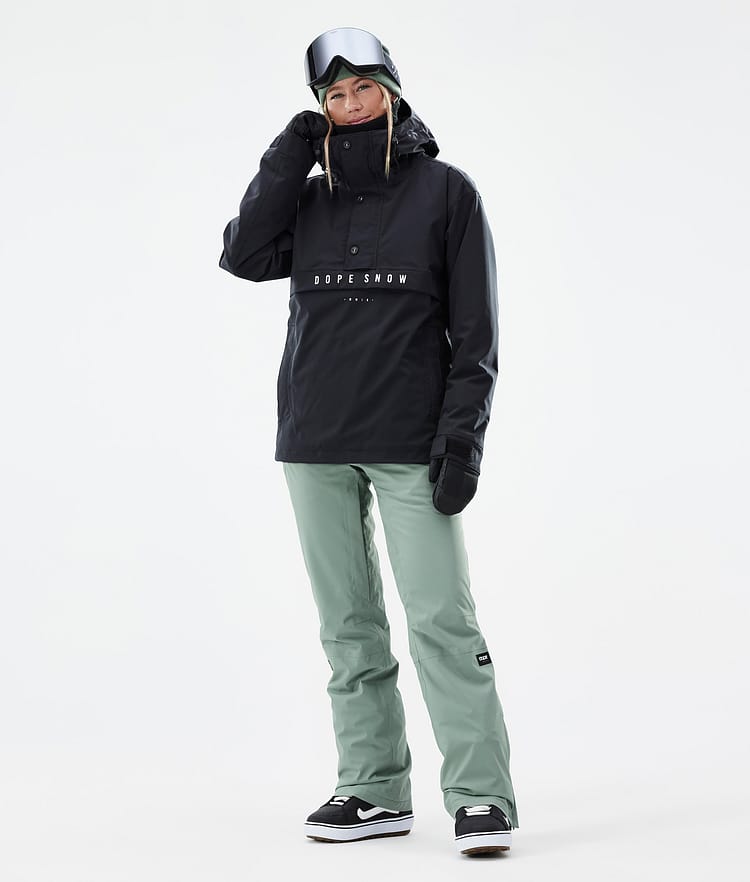 Dope Con W Pantaloni Snowboard Donna Faded Green