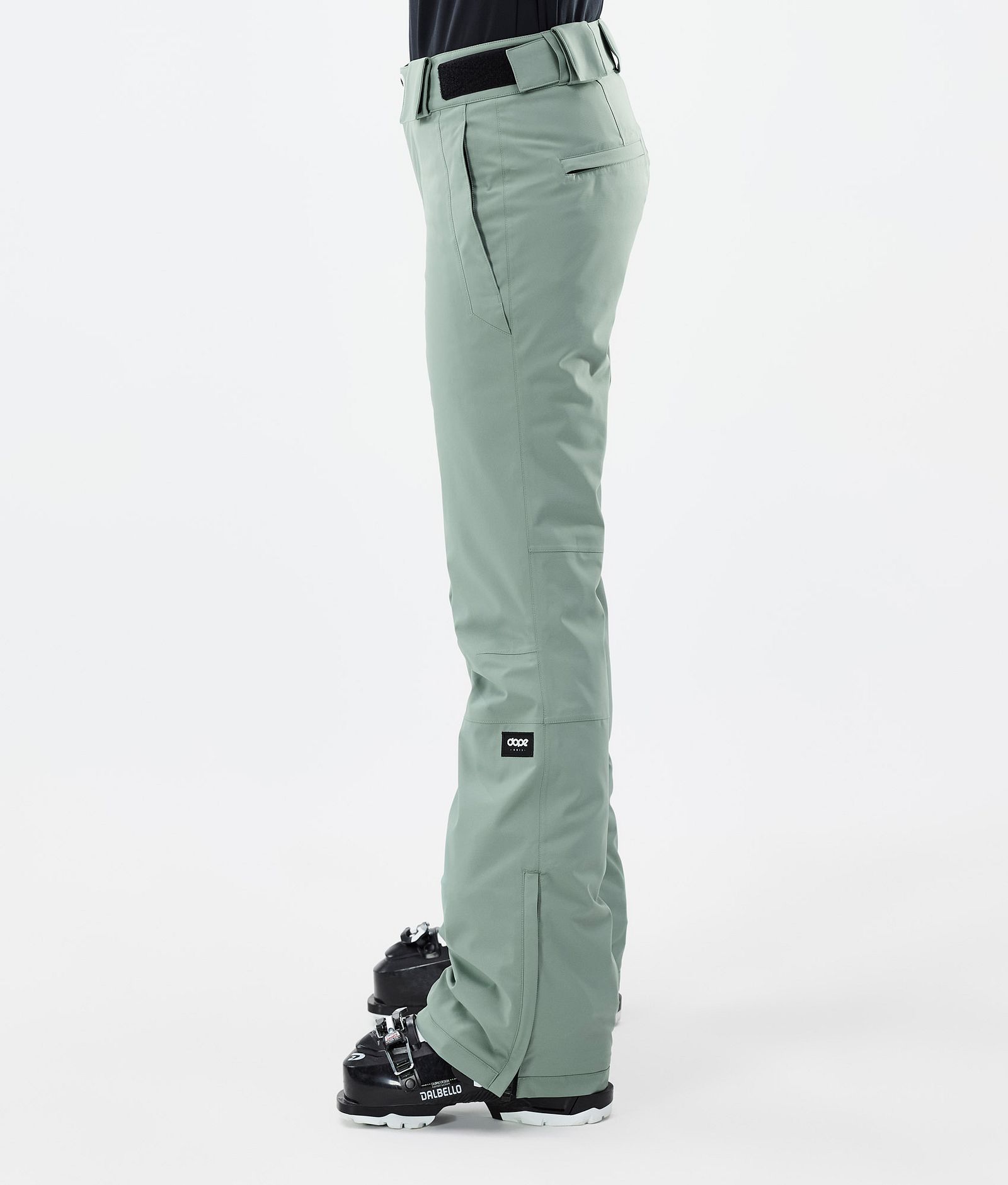 Dope Con W Pantalon de Ski Femme Faded Green