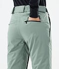 Dope Con W Pantalon de Ski Femme Faded Green, Image 6 sur 6