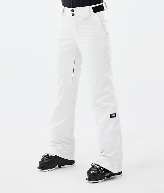 Dope Con W Pantalon de Ski Femme Old White