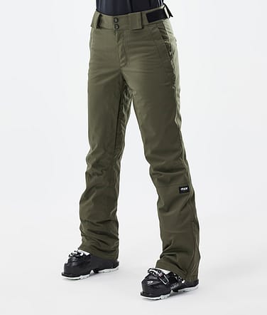 Dope Con W Pantalones Esquí Mujer Olive Green