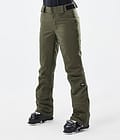 Dope Con W Ski Pants Women Olive Green, Image 1 of 6