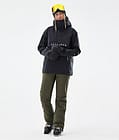 Dope Con W Pantalon de Ski Femme Olive Green, Image 2 sur 6