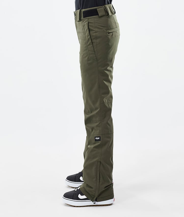 Dope Con W Pantalon de Snowboard Femme Olive Green, Image 3 sur 6