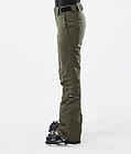 Dope Con W Pantalon de Ski Femme Olive Green, Image 3 sur 6